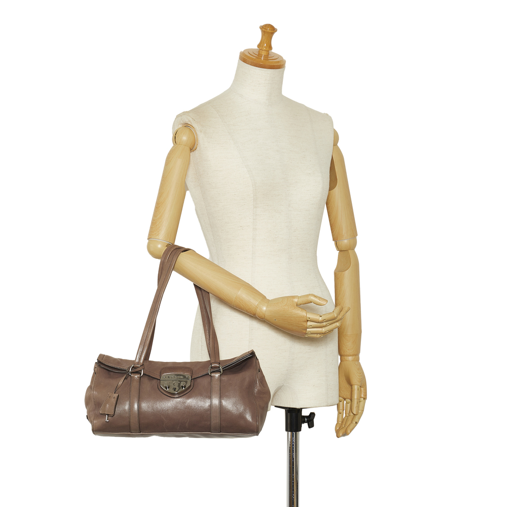 Pre-Loved Prada Sound Lock Shoulder Bag - Picture 9 of 9